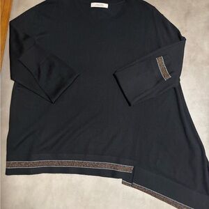 Dorothee Schumacher embellished asymmetrical sweater- new